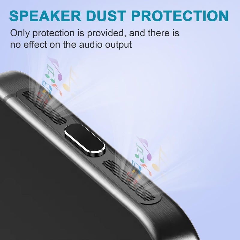 Goweewon USB C Dust Plug, 4 Pack USB C Port Cover, Type C Charging Port Plug Cover with Speaker Dust Cover, Phone Accessories for iPhone 17, iPhone 15/16/16 Plus/16 Pro/16 Pro Max - Image 3
